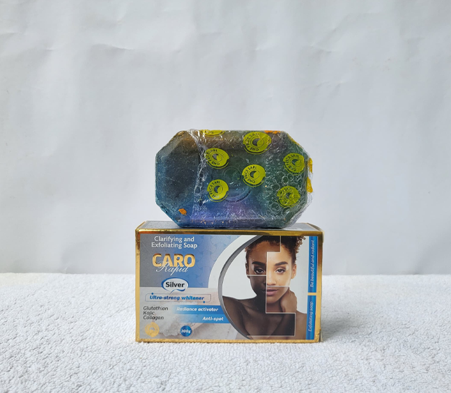 Savon Clarifiant et Gommant Caro Rapid Silver Blanchisseur ultra fort 200g